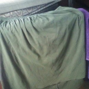 Army Green XL Skirt